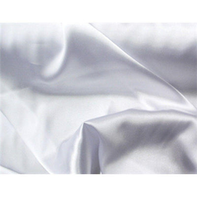 Stretch Charmeuse Satin White 