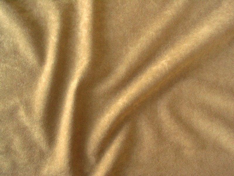 Alova Suede Cloth Camel "FLAWED PIN STRIPE LINE 5 INCHES FROM ONE END"