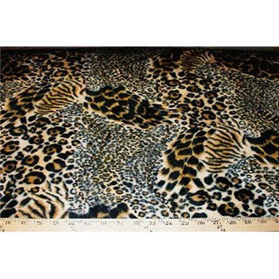 Velboa Animal Skins Fur Mixed Leopard 