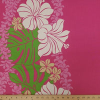 SWATCHES Red/Pink Hawaiian Floral Prints