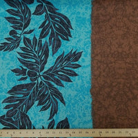 SWATCHES Grey/Brown Hawaiian Floral Prints