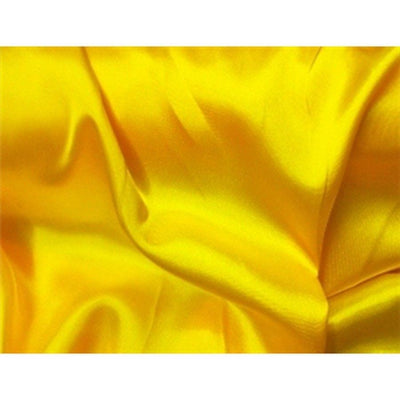 Stretch Charmeuse Satin Yellow