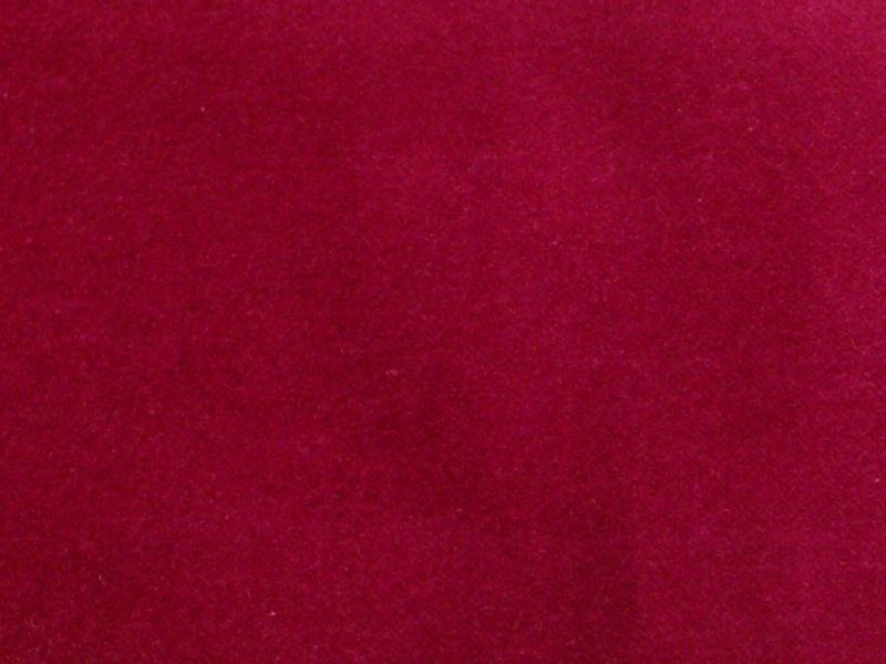 100% Cotton Med Weight Velvet LIPSTICK "LAST PIECE MEASURES 1 YARD 12 INCHES"
