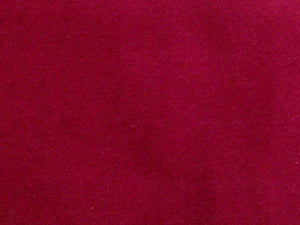 100% Cotton Med Weight Velvet LIPSTICK "LAST PIECE MEASURES 1 YARD 12 INCHES"