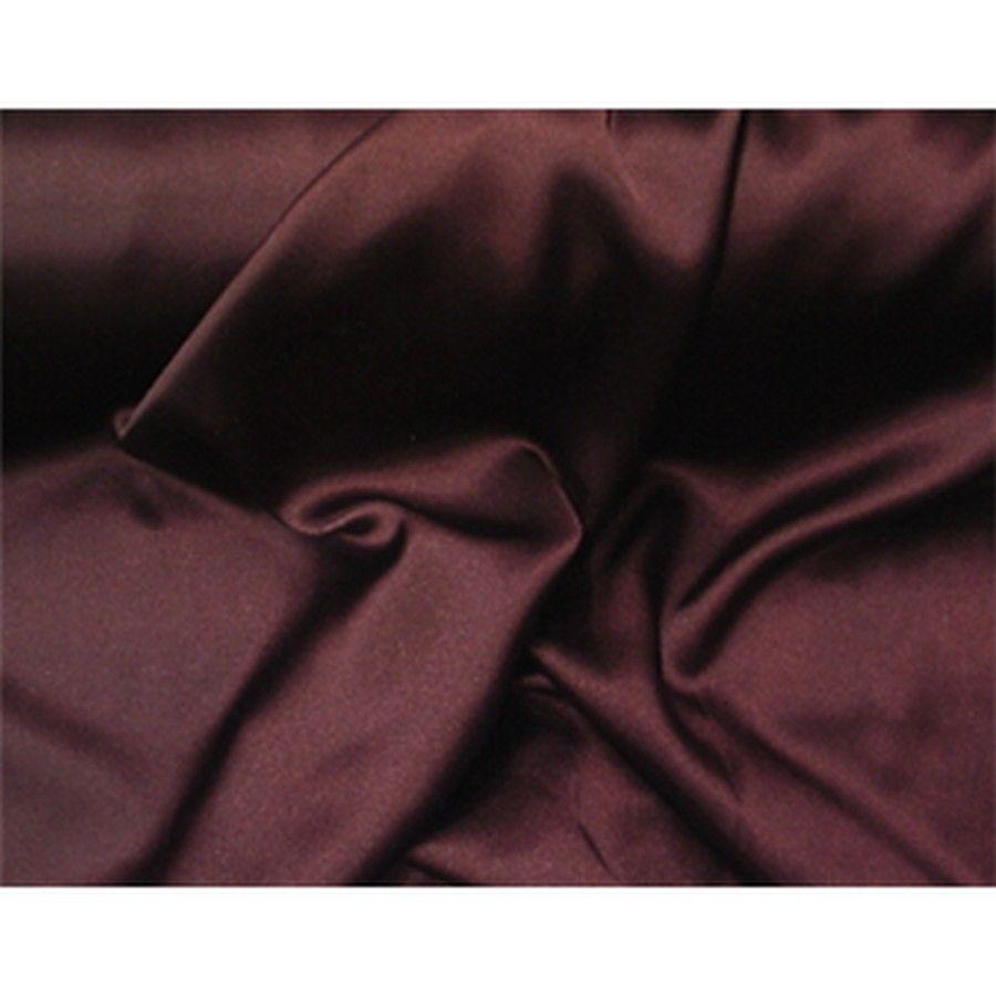 Stretch Charmeuse Satin Brown