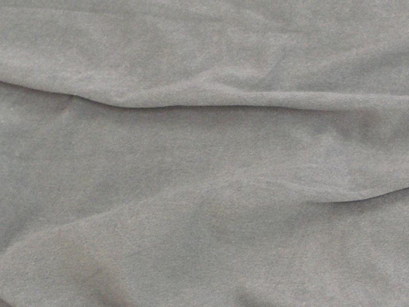 Stretch Micro Suede Silver