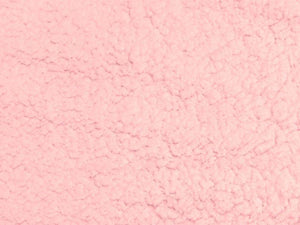 FLAWED Minky Sherpa Lambs Wool Pink "FLAWED"