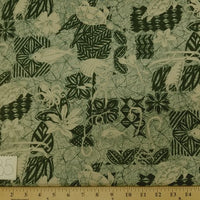 SWATCHES Green/Teal Hawaiian Floral Prints