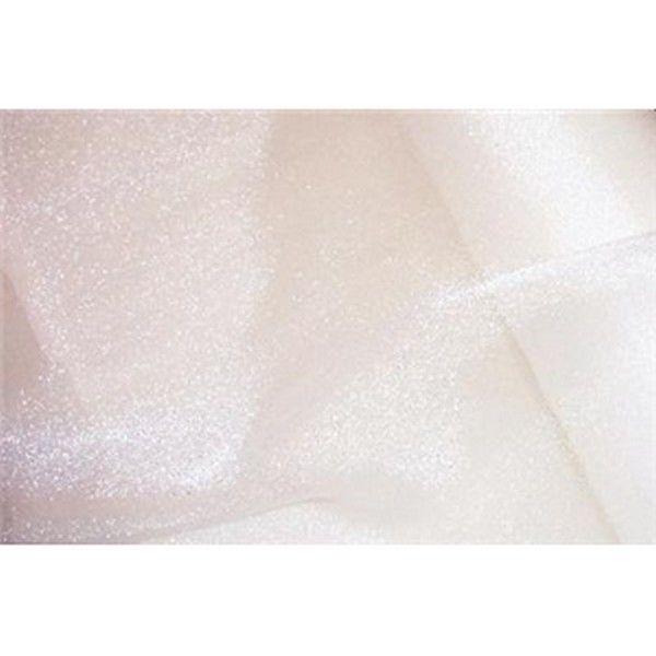 Crystal Organza White