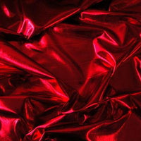 Metallic Spandex Red