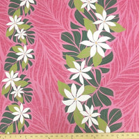 SWATCHES Red/Pink Hawaiian Floral Prints