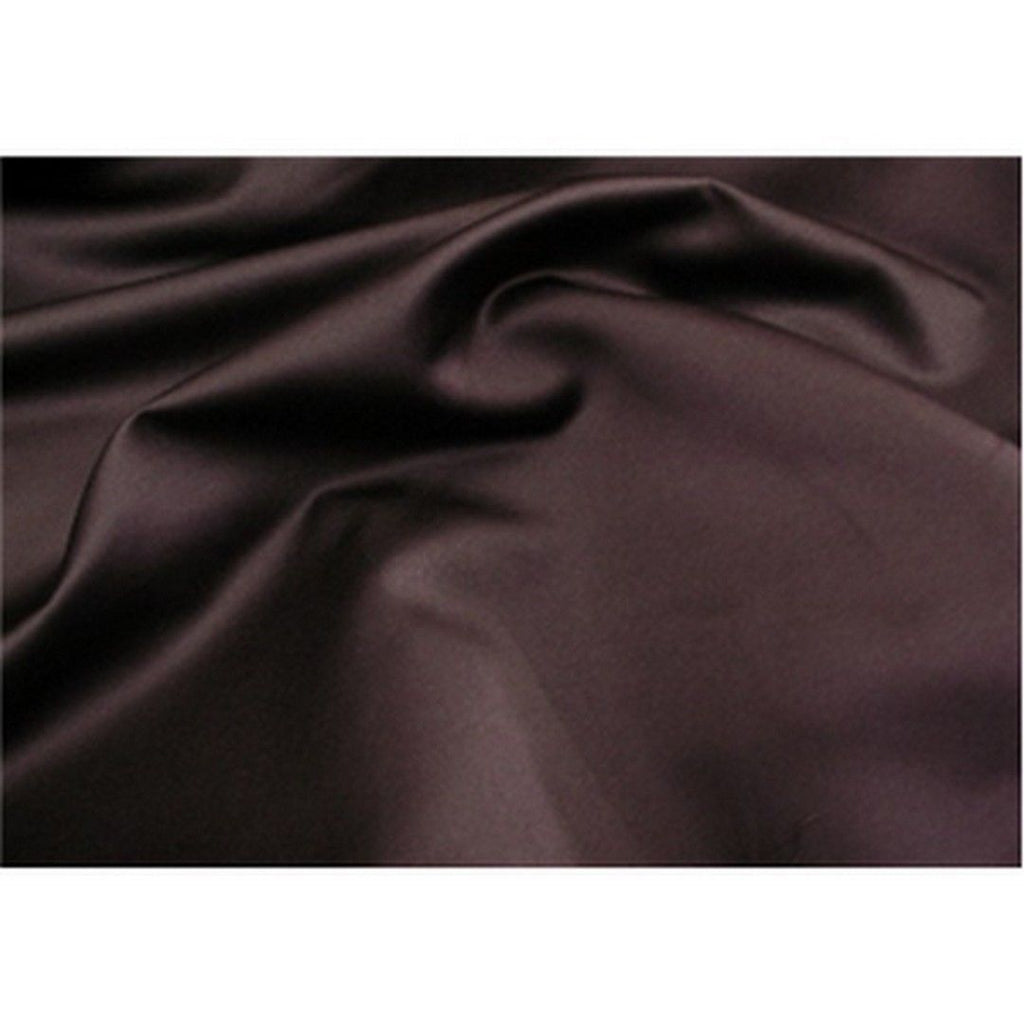 Dull Bridal Satin/Lamour Satin (peau de soie) DARK BROWN