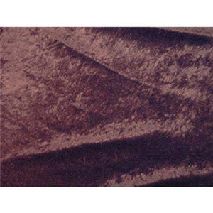 Crushed Panne Velour Velvet Brown