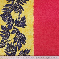 SWATCHES Red/Pink Hawaiian Floral Prints