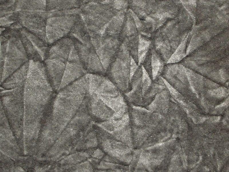 Upholstery Crushed Velvet Gray