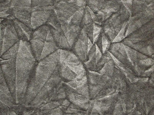 Upholstery Crushed Velvet Gray