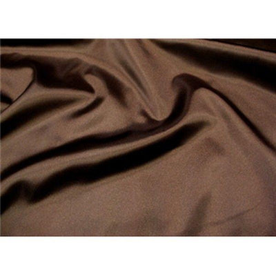 Bridal Satin DARK BROWN