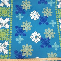 SWATCHES Blue/Turquoise Hawaiian Floral Prints