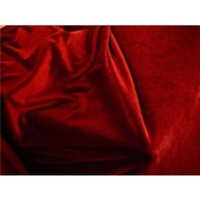 Plush Spandex Velvet BURGUNDY
