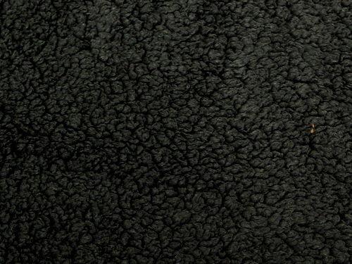 Minky Sherpa Lambs Wool Black