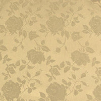 Floral Satin Brocade Champagne