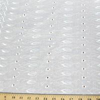 Eyelet Embroidery White EL-15