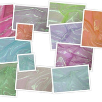SWATCHES Irridescent Crinkled Barbie Organza