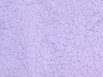 Minky Sherpa Lambs Wool Lavender