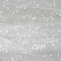 SWATCHES Embroidered Vine Organza