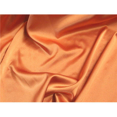 Stretch Charmeuse Satin Rusty Orange