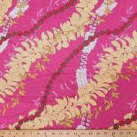 SWATCHES Red/Pink Hawaiian Floral Prints