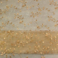 SWATCHES Embroidered Vine Organza