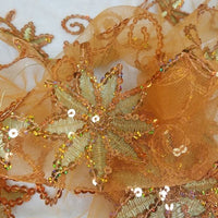 SWATCHES Colored Fancy Embroidery Mesh Lace