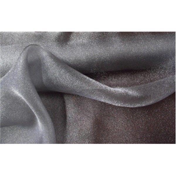 Crystal Organza Silver Dark