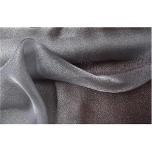 Crystal Organza Silver Dark