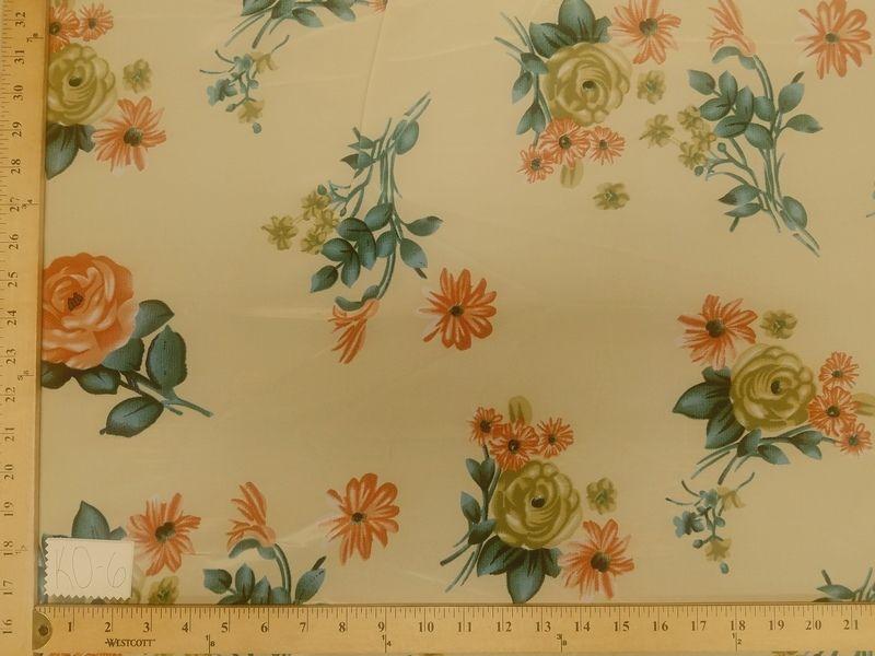 Koshibo Prints Beige Peach Rose KO-6