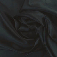 China Faux Silk Habotai 58" Wide Black HB-12