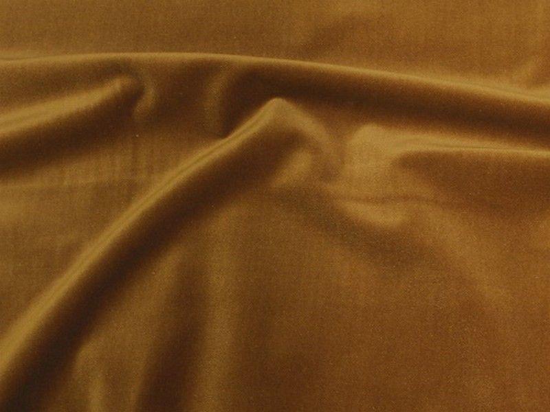 100% Cotton Med Weight Velvet CARAMEL