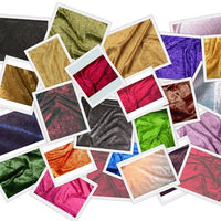 SWATCHES Crushed Panne Velour Velvet
