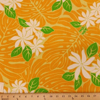 SWATCHES Yellow Hawaiian Floral Prints