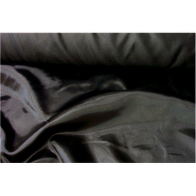 Stretch Charmeuse Satin Black