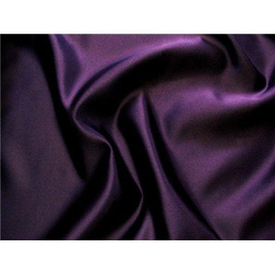 Dull Bridal Satin/Lamour Satin (peau de soie) PLUM