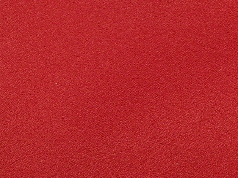 Red Poly Crepe Suiting