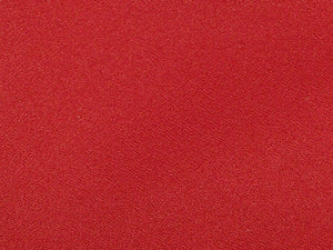 Red Poly Crepe Suiting