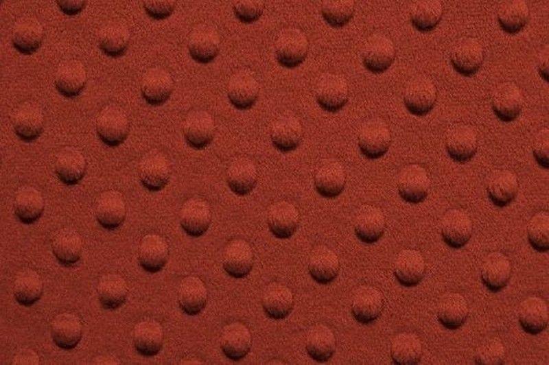 Minky Dimple Dot Fur BURGUNDY