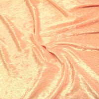 Crushed Panne Velour Velvet Peach
