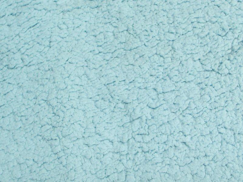 Minky Sherpa Lambs Wool Baby Blue
