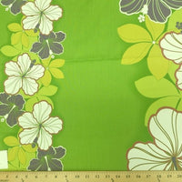 SWATCHES Green/Teal Hawaiian Floral Prints