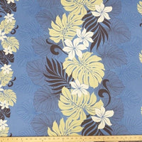 SWATCHES Blue/Turquoise Hawaiian Floral Prints