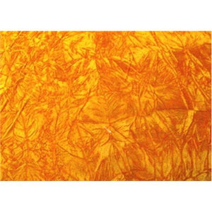 Crushed Non-Stretch Velvet ORANGE